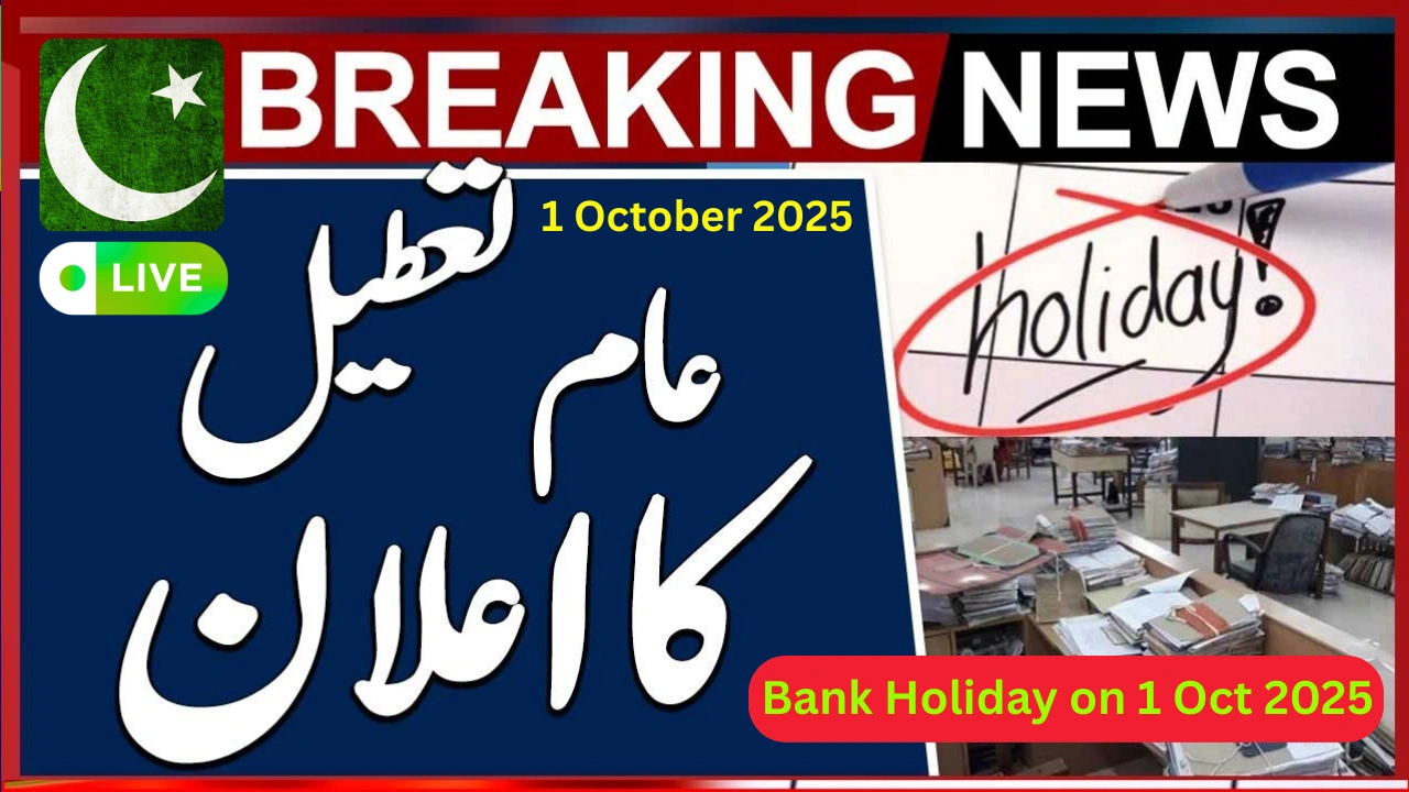 Are Banks will Remain Closed During 1st October Holiday in Pakistan